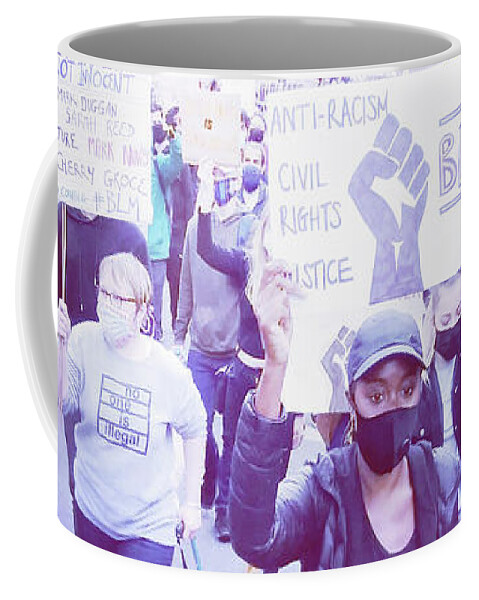 Black Lives Matter Coffee Mug featuring the photograph The Campaign - 3 by Rebecca Harman
