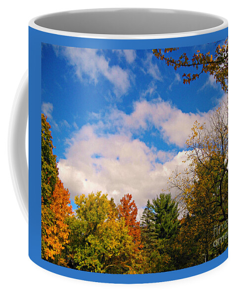 Nature Coffee Mug featuring the photograph The Changing Colors of Fall in Illinois by Frank J Casella