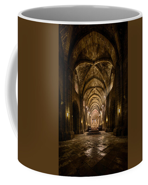 Church Coffee Mug featuring the photograph The church of Santa Maria de la Oliva by Micah Offman