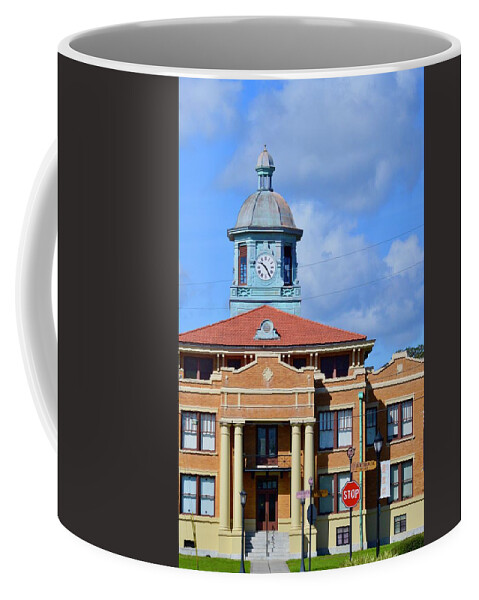 The Citrus County Courthouse Coffee Mug featuring the photograph The Citrus County Courthouse by Warren Thompson