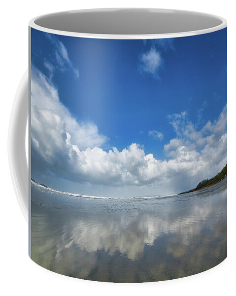Tofino Coffee Mug featuring the photograph The Clouds and the Tide by Allan Van Gasbeck