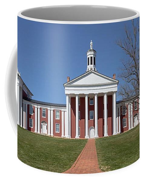 Washington And Lee University Coffee Mug featuring the photograph The Colonnade - Washington and Lee University by Susan Rissi Tregoning