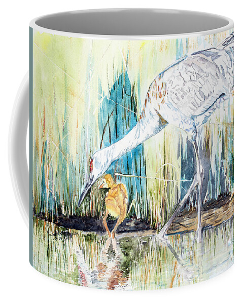 Colt Coffee Mug featuring the painting The Colt by Barbara F Johnson