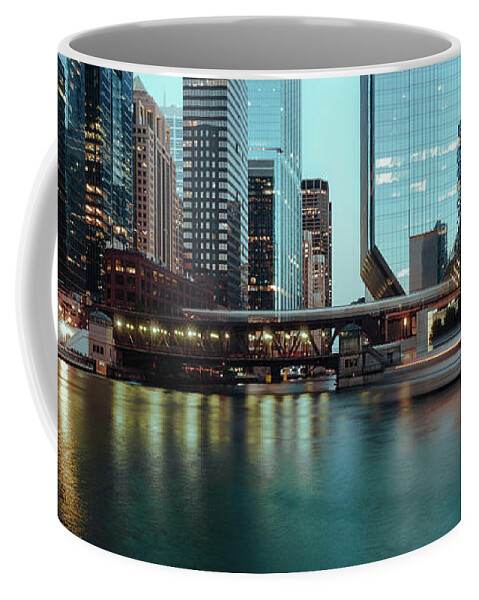 Chicago Coffee Mug featuring the photograph The Confluence by Nisah Cheatham