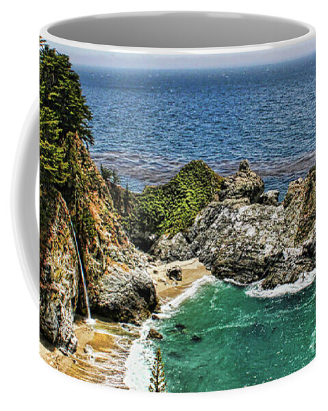 Mcway Cove Coffee Mug featuring the photograph The Cove by Judy Vincent