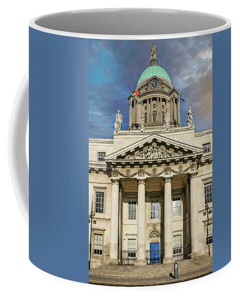 Architecture Coffee Mug featuring the photograph The Customs House Dublin by Chris Smith