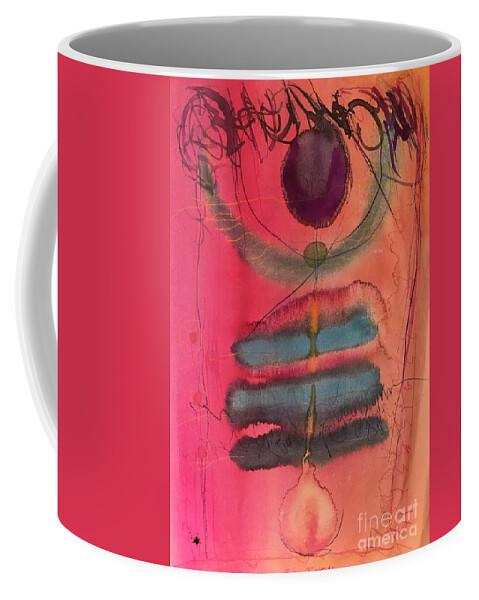 Watercolor Coffee Mug featuring the painting The Dance by Glen Neff