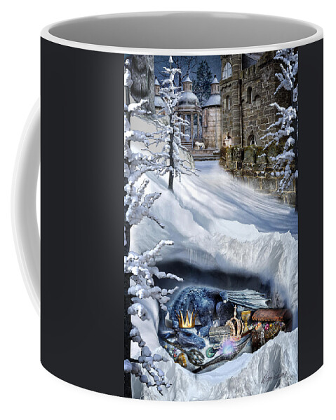 Dragon Coffee Mug featuring the photograph The Dragon's Lair by Diana Haronis