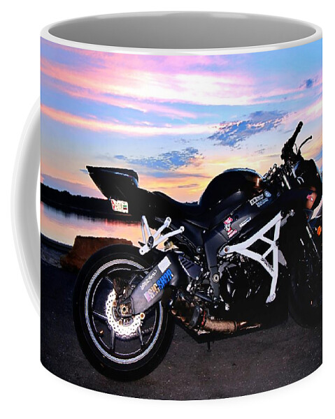 Motorcyle Coffee Mug featuring the photograph The Dream Machine by Mary Walchuck