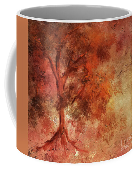 Autumn Coffee Mug featuring the digital art The Dreaming Time by Lois Bryan