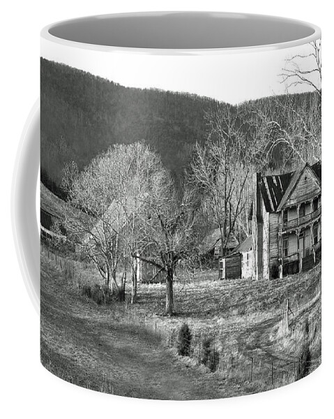 Abandoned Coffee Mug featuring the photograph The Ellis Homeplace by Randall Dill