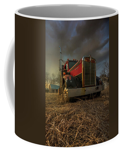 Kenworth Coffee Mug featuring the photograph The End Begins by Aaron J Groen