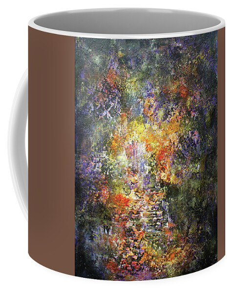 Landscape Coffee Mug featuring the painting The Entrance by Patricia Lintner