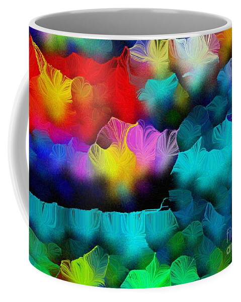 Garden Coffee Mug featuring the painting The Garden of Healing and Wonder by Aberjhani