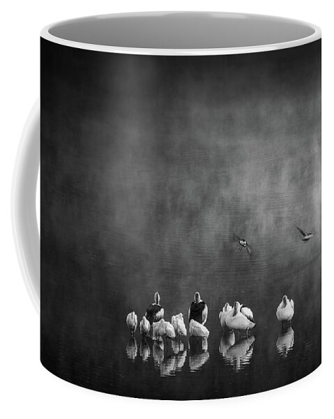 Landscape Coffee Mug featuring the photograph The Gathering by Grant Galbraith