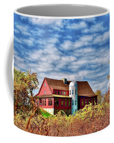  Gibbet Coffee Mug featuring the photograph The Gibbet Hill Farm by Monika Salvan
