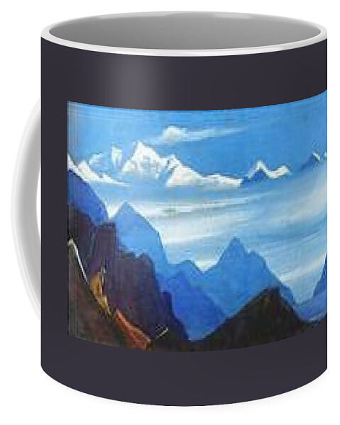 Glory Coffee Mug featuring the painting The Glory Of Himalayas by Nicholas Roerich