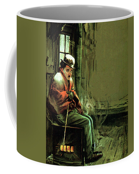 Gold Coffee Mug featuring the painting ''The Gold Rush'', 1925, painting by Armando Seguso by Stars on Art