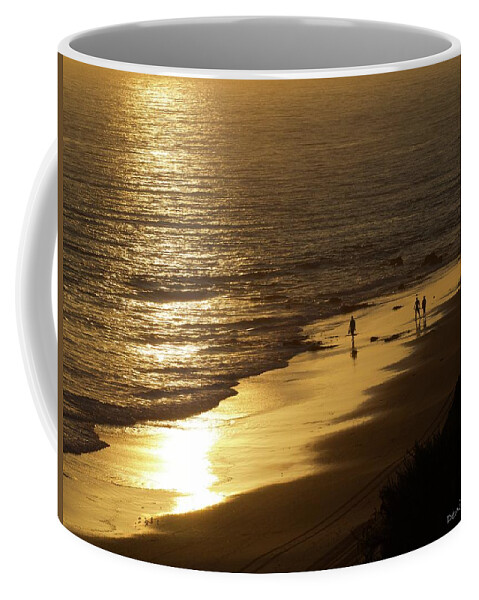 Sunset Coffee Mug featuring the photograph The Golden Hour by Denise Benson