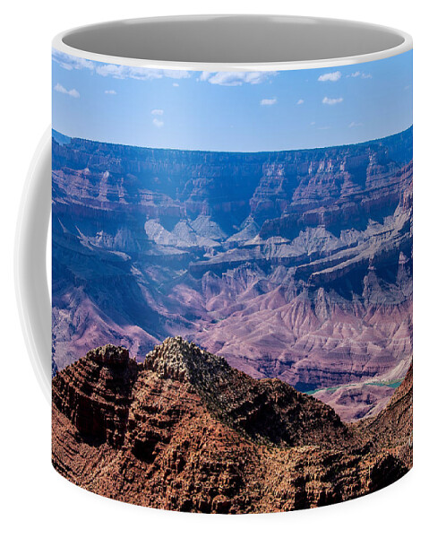 The Grand Canyon Arizona Coffee Mug featuring the digital art The Grand Canyon Arizona by Tammy Keyes