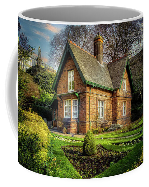 Cottage Coffee Mug featuring the photograph The Great Aunt Lizzie's House by Micah Offman