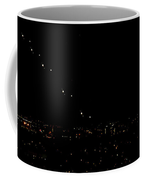 Jupitar Coffee Mug featuring the photograph The Great Conjunction 2020 - Jupitar and Saturn by Amazing Action Photo Video