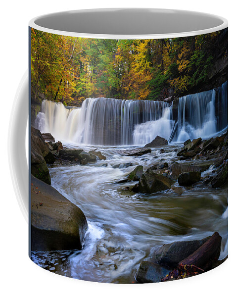 Waterfall Coffee Mug featuring the photograph The Great Falls of Tinker's Creek by Clint Buhler