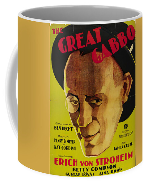 Great Coffee Mug featuring the mixed media ''The Great Gabbo'', 1929 by Movie World Posters