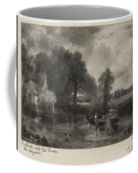 Great Coffee Mug featuring the painting The Hay Wain 1899 Timothy Cole by MotionAge Designs