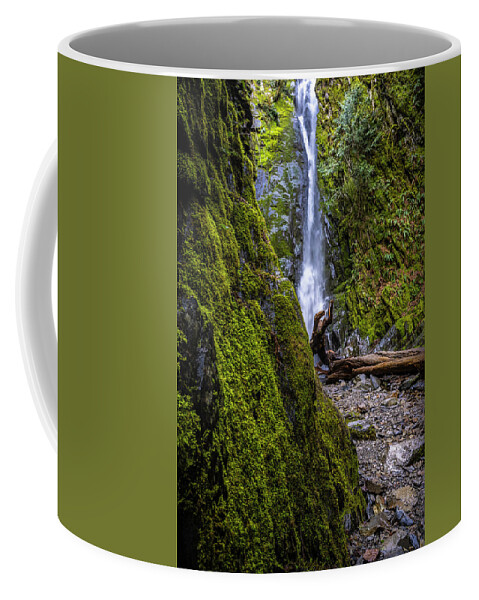 Waterfalls Coffee Mug featuring the photograph The Hidden Waterfalls by Bill Cubitt