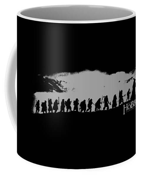 THE HOBBIT LOTR THE COMPANY silhouette Coffee Mug by Rose Wick
