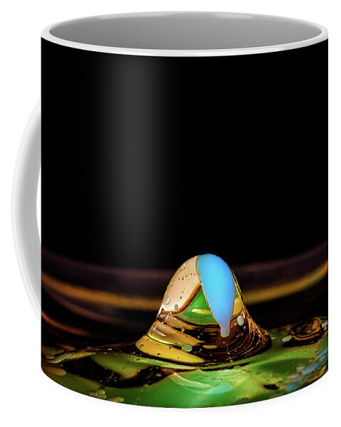 Water Drop Collisions Coffee Mug featuring the photograph The Jewel by Michael McKenney