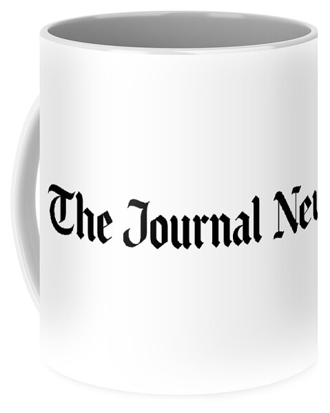 The Journal News Coffee Mug featuring the digital art The Journal News Black Logo by Gannett Co