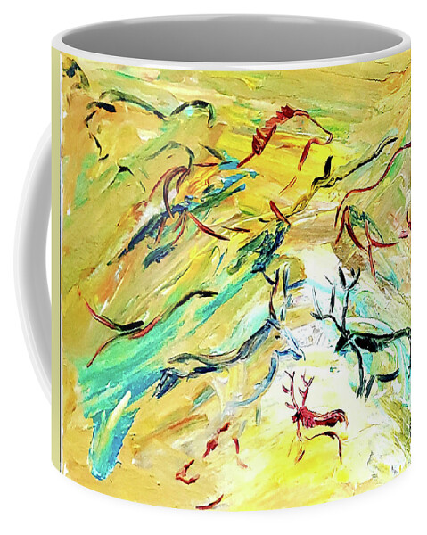 Journey Coffee Mug featuring the painting The Journey Begins #1 by Eileen Kelly