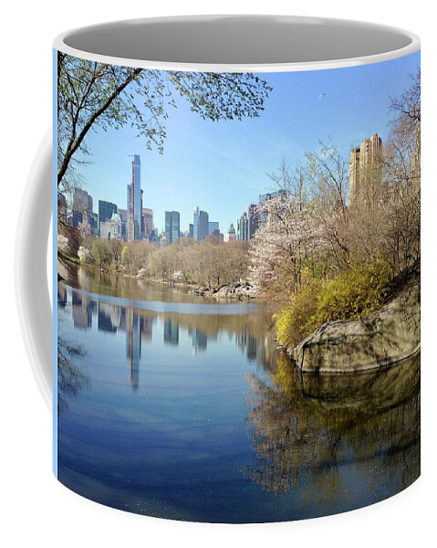  Coffee Mug featuring the photograph The Lake by Judy Frisk
