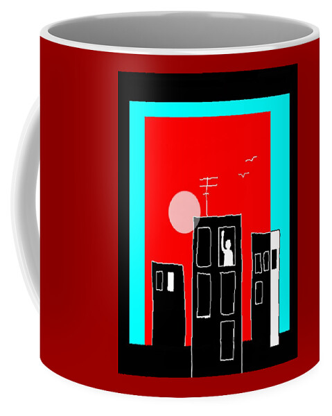 Mother Coffee Mug featuring the mixed media The Last Time. . . by Hartmut Jager