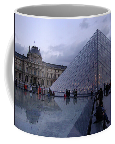 France Coffee Mug featuring the photograph The Louvre by Roxy Rich