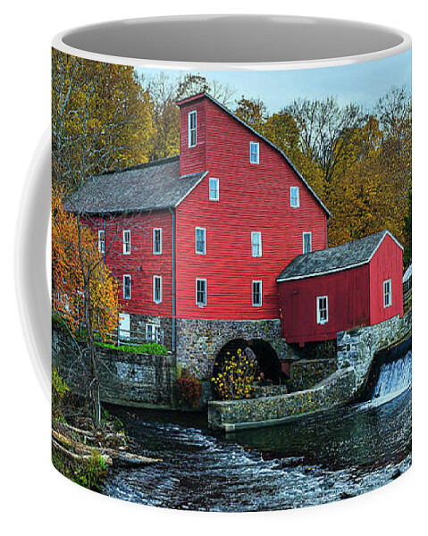 American Coffee Mug featuring the photograph The Mill in Clinton by Nick Zelinsky Jr