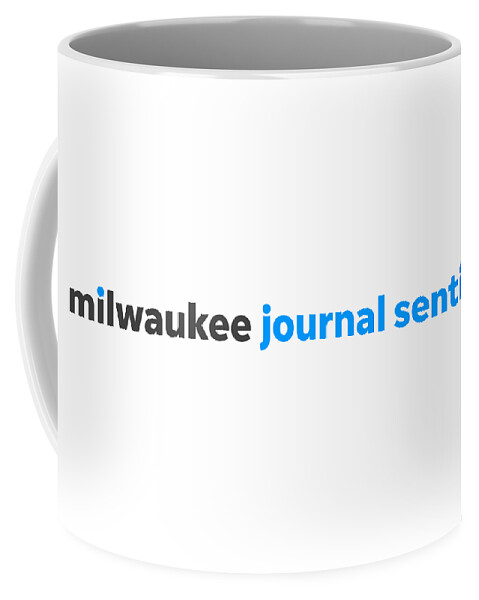 Milwaukee Coffee Mug featuring the digital art Milwaukee Journal Sentinel Color Logo by Gannett Co