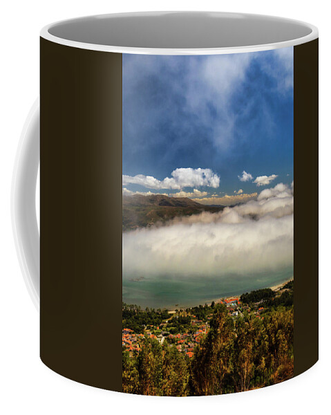 Spain Coffee Mug featuring the photograph The Minho mouth by Micah Offman