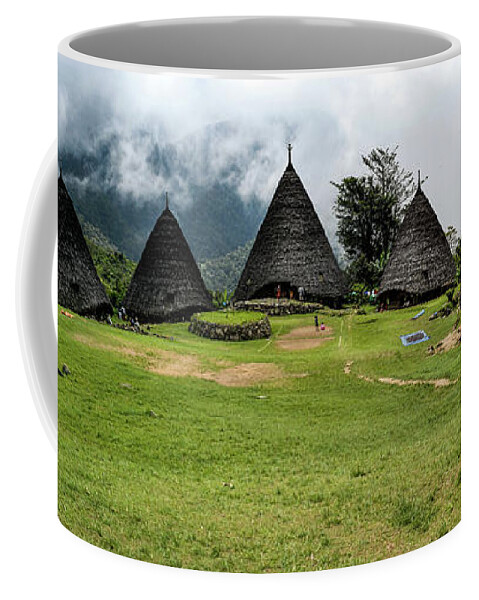 Wae Rebo Coffee Mug featuring the photograph The Mists Of Time - Wae Rebo Village, Flores, Indonesia by Earth And Spirit