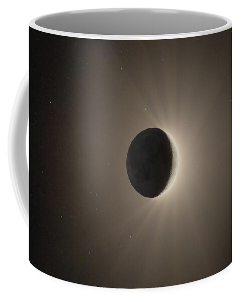 Moon Coffee Mug featuring the photograph The Moon by Grant Twiss