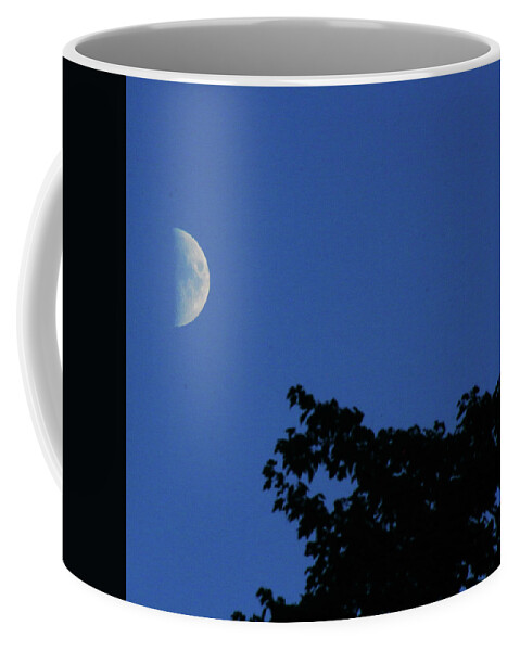 Moon Coffee Mug featuring the photograph The Moon by Jim Feldman