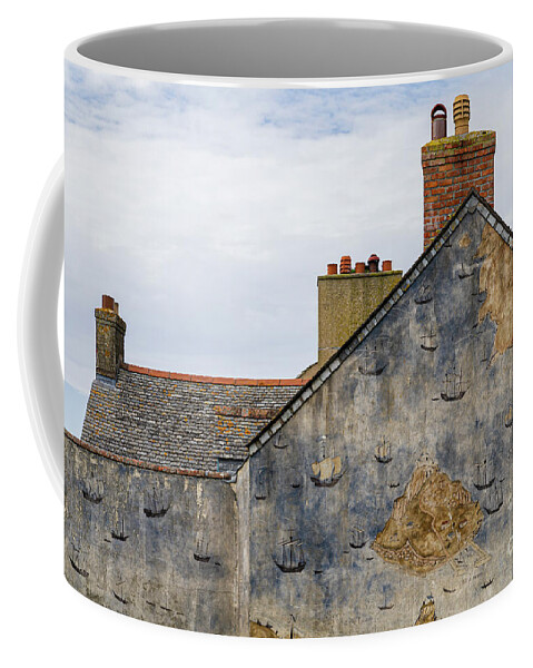 Wayne Moran Photograpy Coffee Mug featuring the photograph The Mural St Michael's Mount Cornwall England by Wayne Moran
