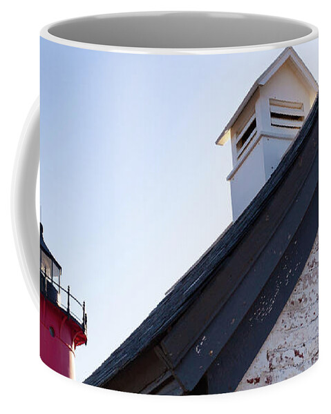 The Nauset Lighthouse Coffee Mug featuring the photograph The Nauset Lighthouse by Michelle Constantine