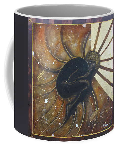 Nautilus Coffee Mug featuring the painting The Nautilus by Jerome White