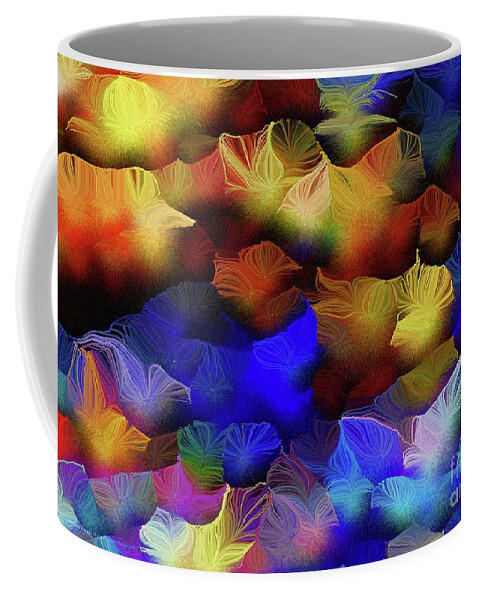 Lift Every Voice And Sing Coffee Mug featuring the mixed media The New Day Begun by Aberjhani