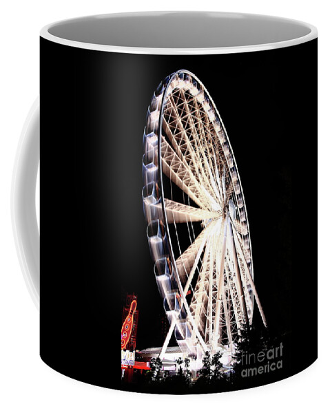 Niagara Coffee Mug featuring the photograph The Niagara SkyWheel by Frederic Bourrigaud