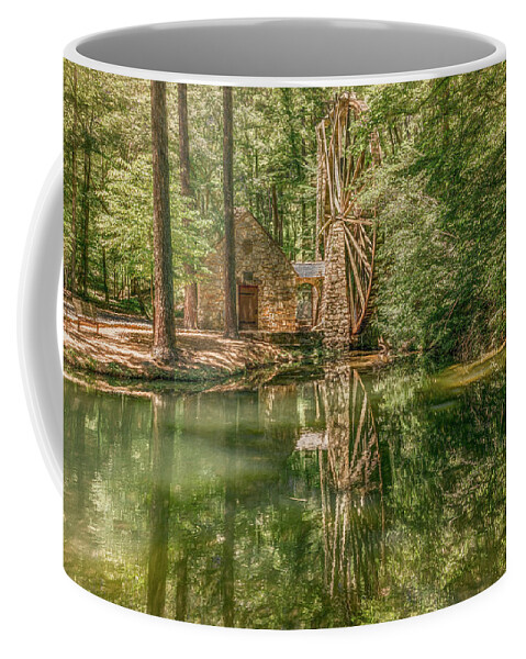 Berry College Coffee Mug featuring the photograph The Old Mill at Berry College by Marcy Wielfaert