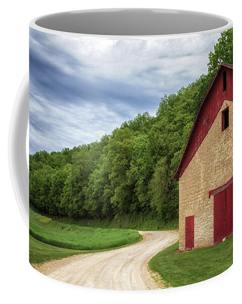 Stable Coffee Mug featuring the photograph The Old Motor Stable by Susan Rissi Tregoning